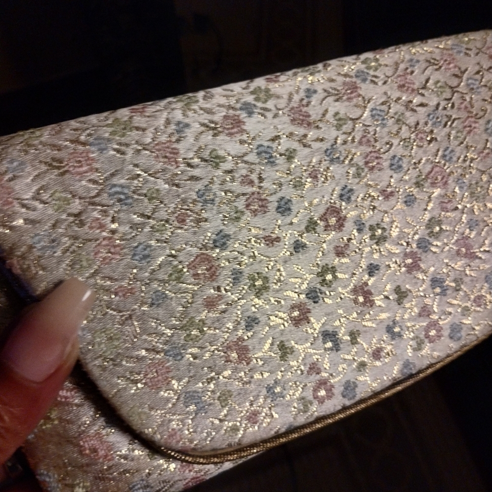 Floral Patterned Clutch By INGBER, VINTAGE,